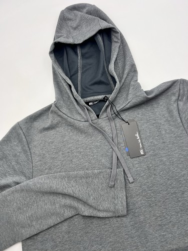 TRAVIS MATHEW Coveside Hoodie Mens M Gray Perfomance Pullover New with tags