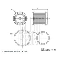 Blue Print Hydraulikfilter Automatikgetriebe Passend FüR Honda Accord Civic CR-V