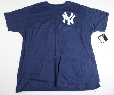 Ney York Yankees Men Blue Shirt N Logo Sanchez Majestic size XXXL