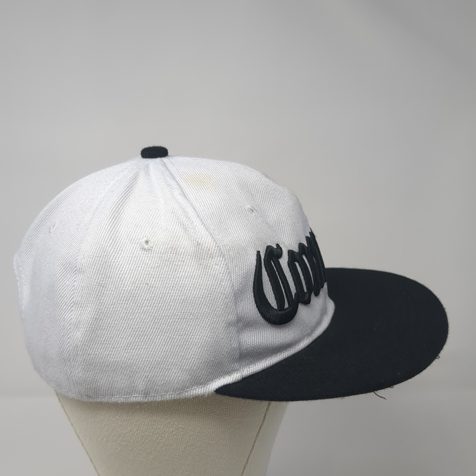 Compton Snapback Hat White One Size Adjustable Em… - image 4