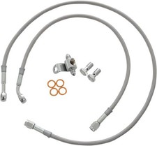 Goodridge Brake Line Kit Rear Wchrome Ends Hd9217-a Harley Davidson