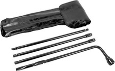 Spare Tire Tool Kit with Spare Tire Jack Handle and Wheel Lug Wrench Compatible