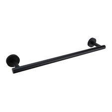 Matte Black 15.75 Inch Towel Bar SUS 304 Stainless Steel Bathroom Wall Mount