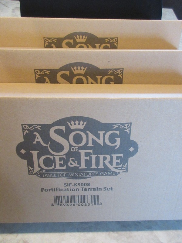A Song of Ice & Fire Fortification Terrain Set SIF-KS003 NIB Kickstarter Lot 3