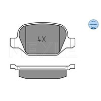 Meyle BremsbeläGe Hinten FüR Alfa Romeo 147 156 Sportwagon Lancia Lybra SW