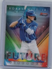 2021 Bowman's Best #BFV-27 Bobby Witt Jr. Bowman Future Vibrance