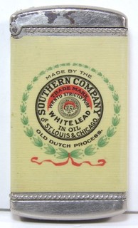 ca1906 NATIONAL LEAD / DUTCH BOY PAINT CELLULOID ADVERTISING POCKET MATCH SAFE