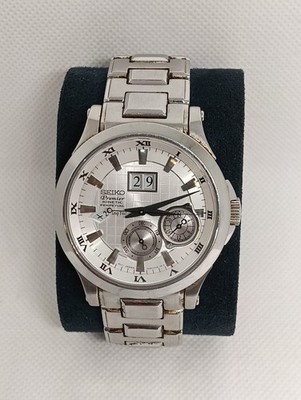 Seiko Premier Kinetic Perpetual Calendar 673129 Excellent Working