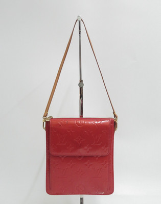 Authentic Louis Vuitton Monogram Vernis Motto hand Bag F#50231
