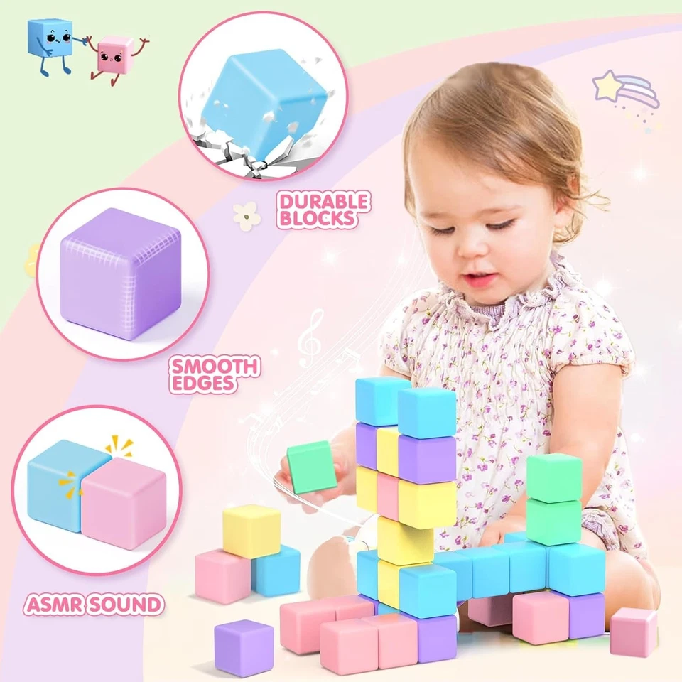 45pcs Magnetic Building Blocks for Kids, STEM Toys Gift for Ages 3-8 Toddlers - Image 4 of 4