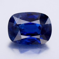    2.62ct Cushion Natural Royal Blue Sapphire - Unheated, Collector  s Choice Gem