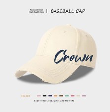 Men's Casual Baseball Cap Cotton Adjustable European American Style Dad Hat