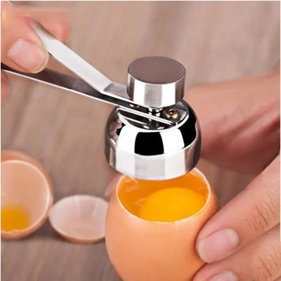 Stainless Steel Egg Topper Shell Cutter Cracker Tool Soft Hard Boiled Eggs