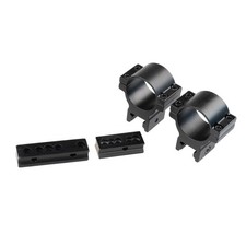 Universal Scope Mount with 1 inch Medium Rings No Screws Fits Most Guns