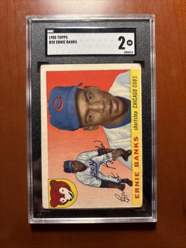 1955 Topps - Ernie Banks #28