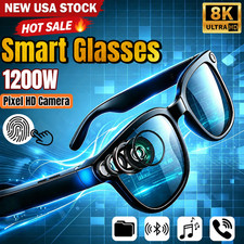 AI Smart Glasses 8K Camera 4K Video Touch Bluetooth Voice Translation Sunglasses