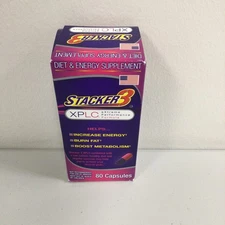 Stacker 3 XPLC Body Fat Burner and Metabolism Boosting 80 capsules