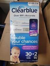 Clearblue Advanced Digital Ovulation Test Kit 30 2 Pregnancy Tests