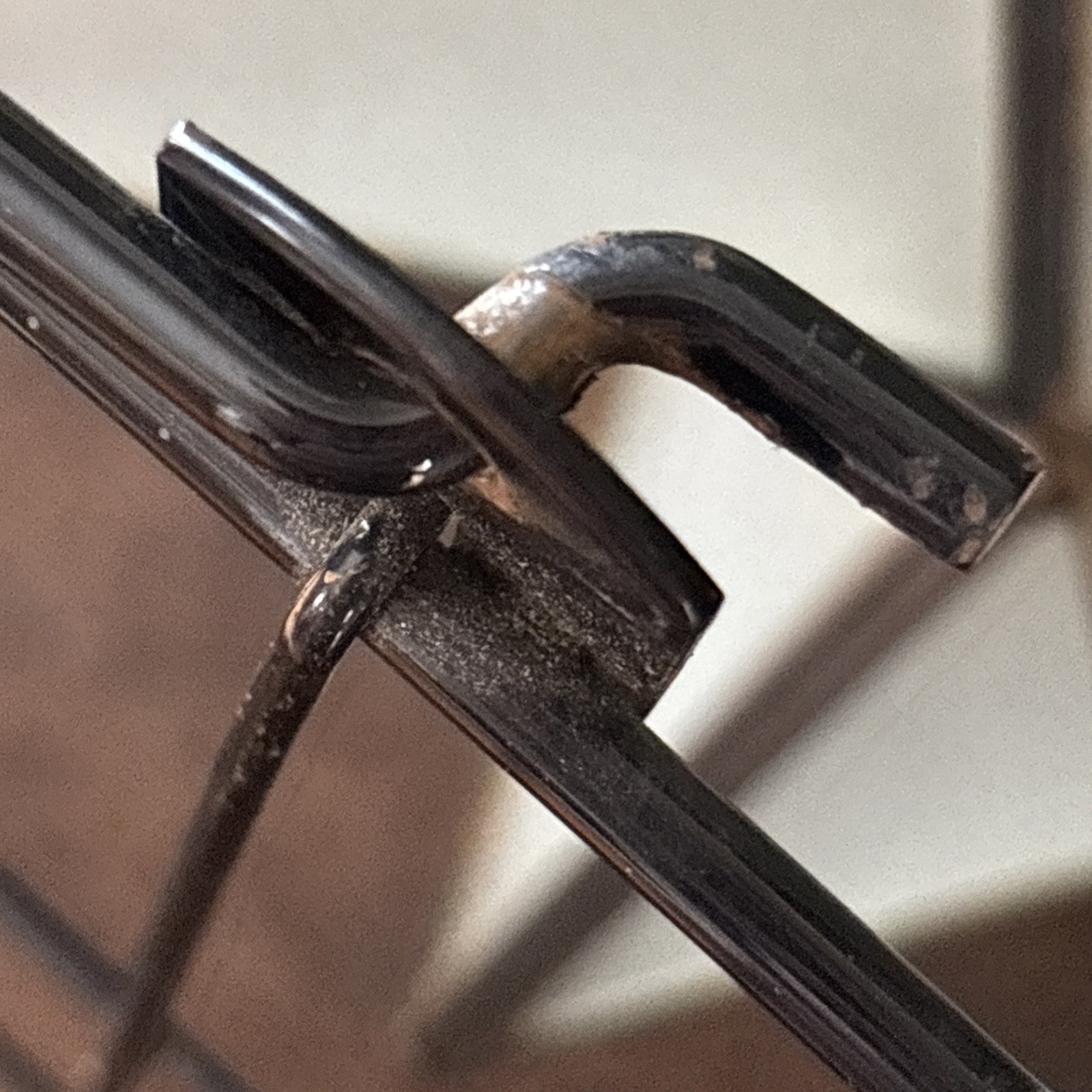 Vintage WALD Black Front Bicycle Bike Basket Bicycle 1905 Handle Wire