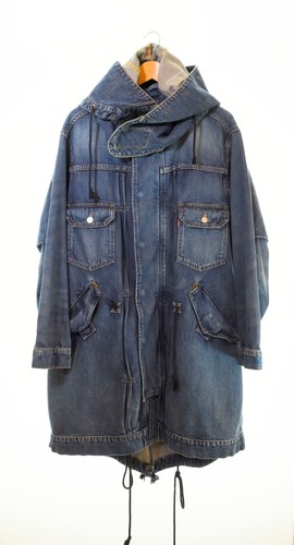 FACETASM RIB DENIM BIG JACKET