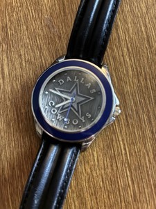 Vintage Fossil Dallas Cowboys Mens Watch 37mm Leather Limited NFL New Battery Dallas Cowboys Fossil Watch | eBay main image 3