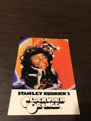 UNPOSTED  MOVIE 4 X 6 POSTCARD - STANLEY KUBRICKS - A CLOCKWORK ORANGE - #002