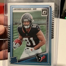 2025 Donruss Optic Rated Rookie Silver Prizm #225 Jayden Higgins RC