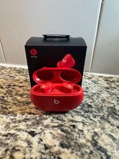 Beats Studio Buds Bluetooth In-Ear Earbuds, Red w/ USB-C Case ANC/Transparency