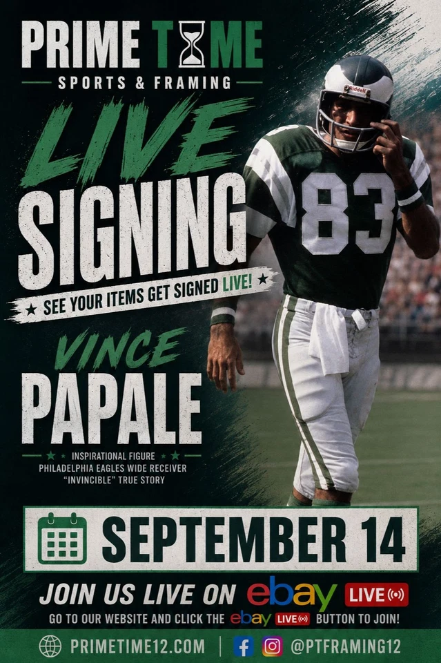 Live with VINCE PAPALE