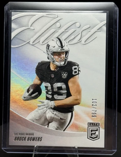 2025 Panini Donruss Elite Brock Bowers Elitist /799 #4 Raiders