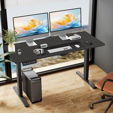 Electric Adjustable Height Standing Desk Sit To Stand Up Desk With Splice Board,