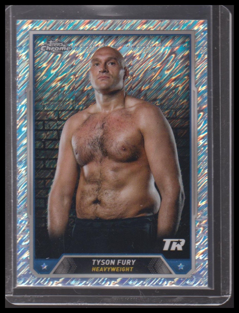 2024 Topps Chrome #2 Tyson Fury Shimmer Refractor