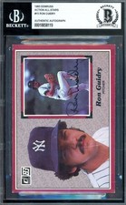 Ron Guidry Beckett BAS Signed 1983 Donruss Action All Stars Autograph