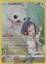 Castform TG11/TG30 Holo Lost Origin Trainer Gallery Pokemon NM