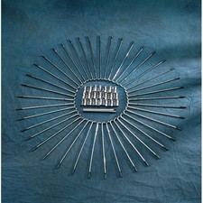 Drag Specialties DS-380132 Chrome 7-3/4in. Spoke Set for Drop Center 18in. Rim