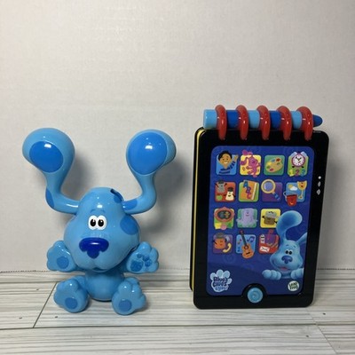Blue s Clues Blue Figure & LeapFrog Notebook Toy Interactive Preschool Learning