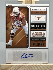 2018 Panini Contenders Draft Picks - College Ticket Connor Williams #183 AU, RC