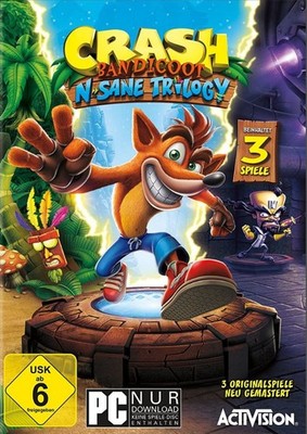 Crash Bandicoot N. Sane Trilogy PC Download Steam Code Email Key
