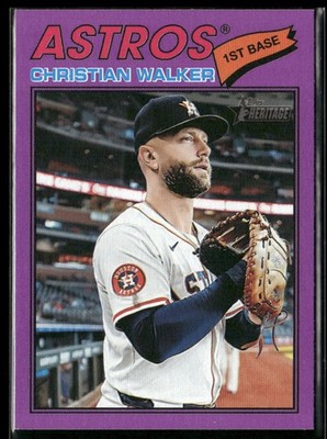 2026 Topps Heritage Christian Walker #217 Light Purple Border Astros (941)