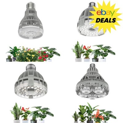 SANSI LED Grow Light Bulbs Full Spectrum For Seedlings Houseplants Flowers E26