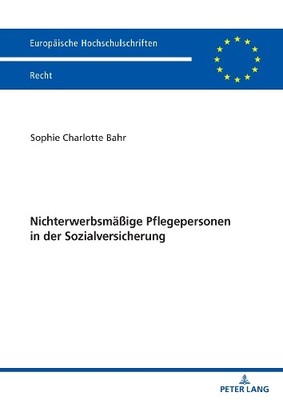 Sophie Charlott Nichterwerbsmaeßige Pflegepersonen in de (Paperback) (UK IMPORT)