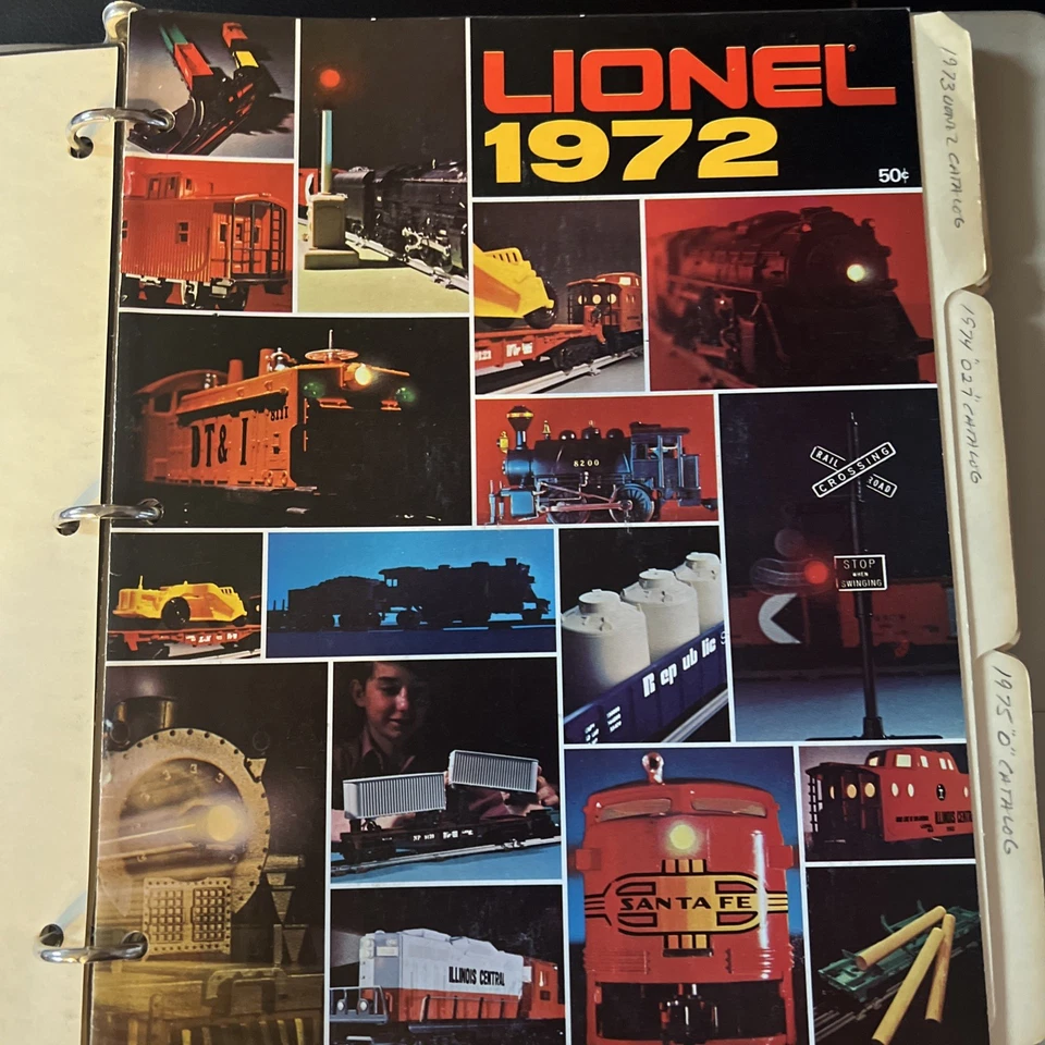 Catálogos Lionel 1971-79 Original -Diez Catálogos de Tren de Juguete Folletos Calidad DKL Foto 2 de 4