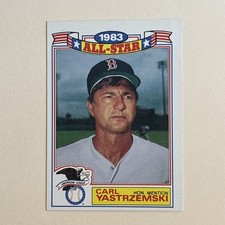 Carl Yastrzemski 1984 Topps Glossy All Star AS #11 Boston Red Sox