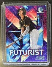 2021 Bowman Robert Hassell Futurist Chrome Mega Box Mojo Purple Refractor #/250