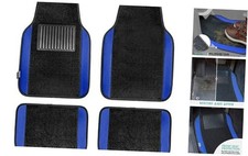 FH Group Automotive Floor Mats   Universal Fit Premium Carpet Car Mats Blue