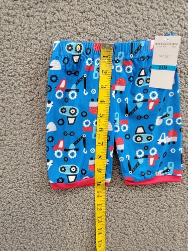 Max & Olivia Snug Fit Pajama Set Baby Boys 24M Red 3-Piece Set Short Sleeves - 第 15/23 張圖片