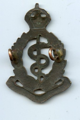 Royal Army Medical Corps Kappe Abzeichen - Bild 2 von 2