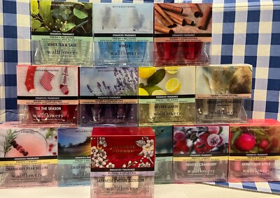 2 Refill Pack Bath and Body Works - Wallflowers Home Fragrance  - You Choose