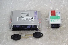 05 BMW X3 3.0L MS45.1 IGNITION 2 KEYS ENGINE COMPUTER ECM DME ECU EWS3 7548770