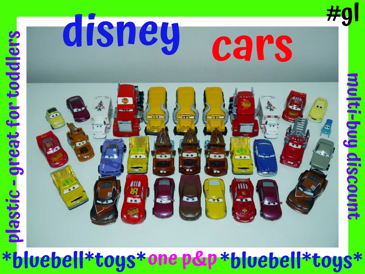 Disney Pixar Cars Plastic Vehicles Great for Toddlers Multi auction Choice GL